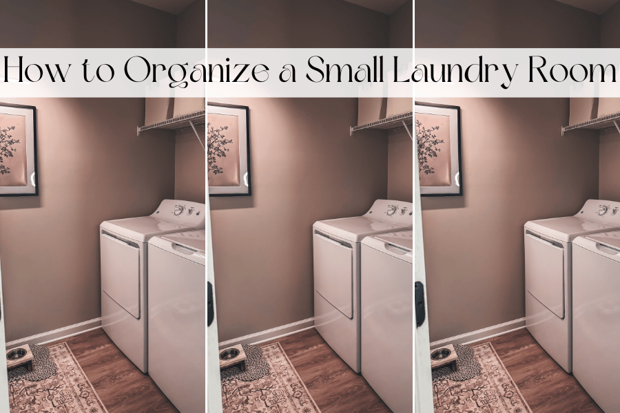 how to organize a small laundry room