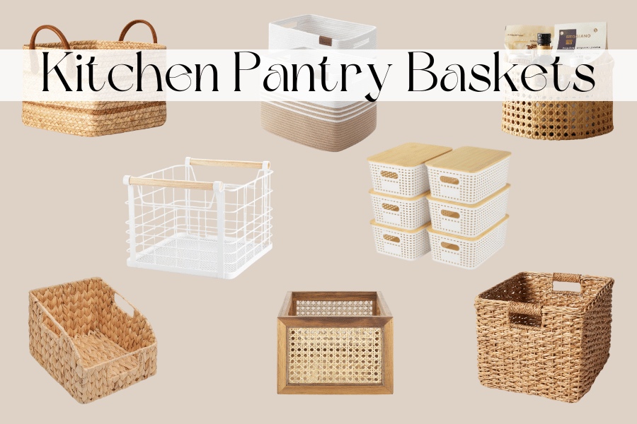 kitchen pantry baskets