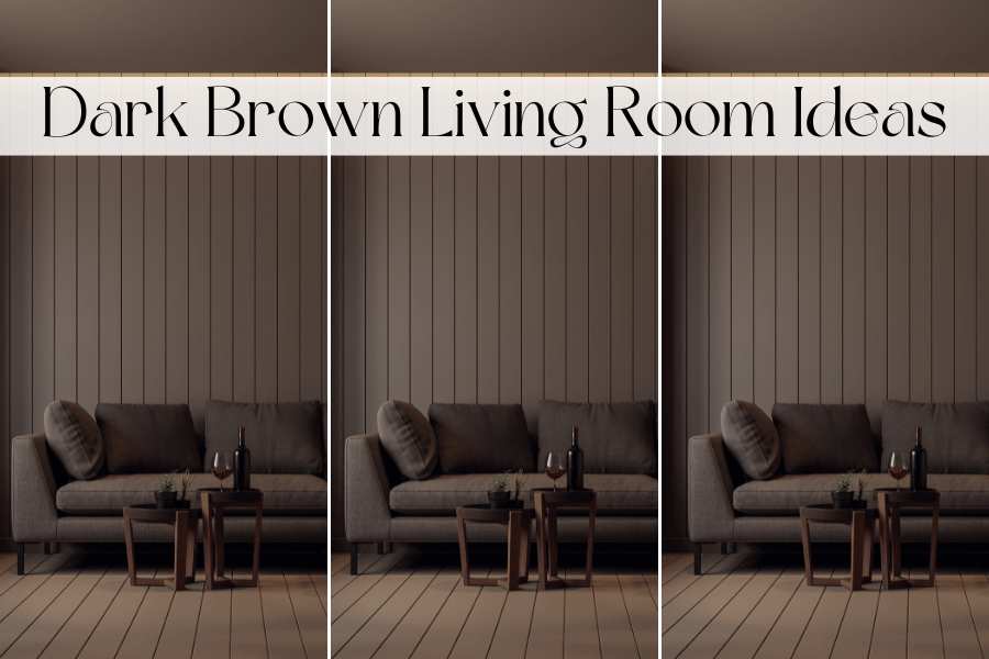 dark brown living room ideas