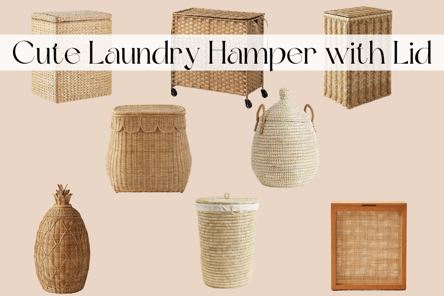 cute laundry hamper with lid
