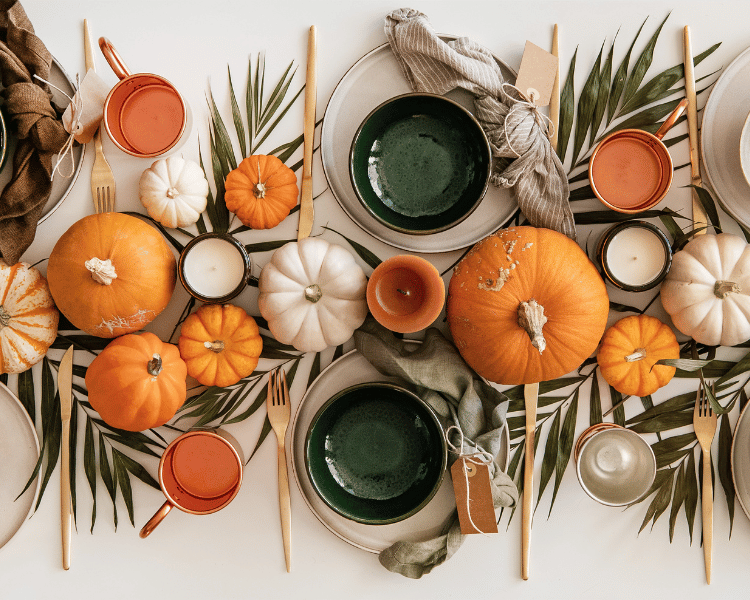 fall table decorations ideas