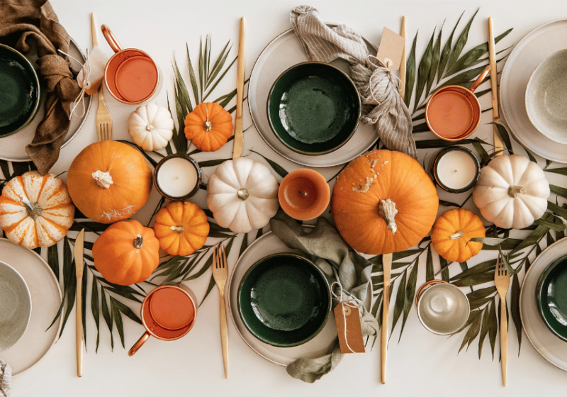 fall table decorations ideas